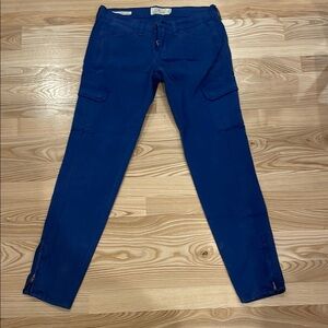 Blue Cargo Pants